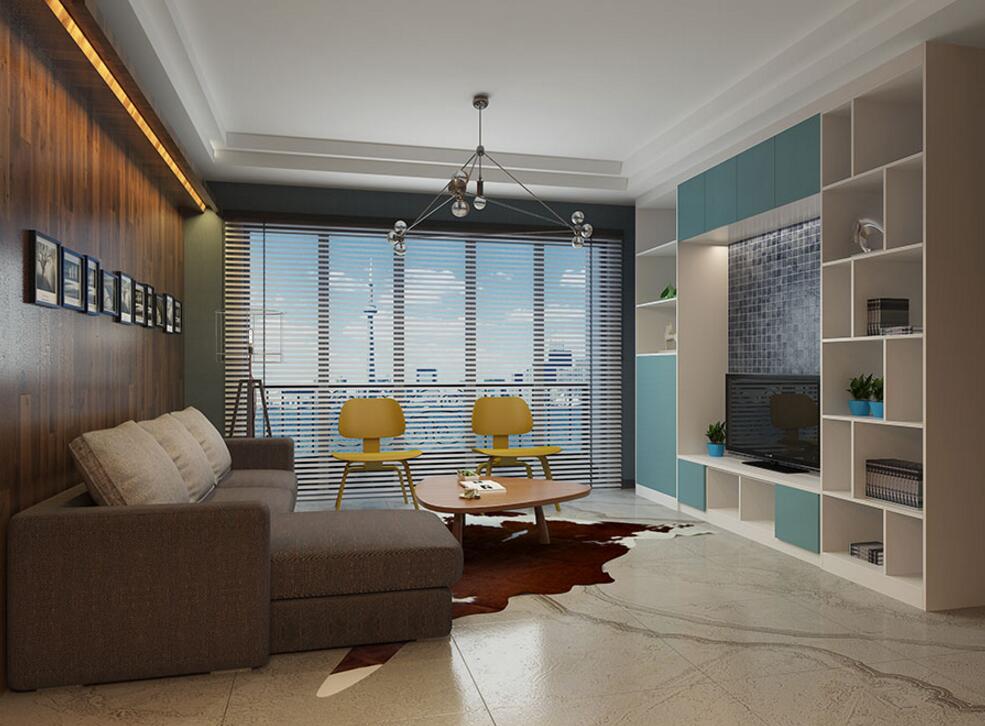 客厅这样设计，没有电视背景墙也漂亮！