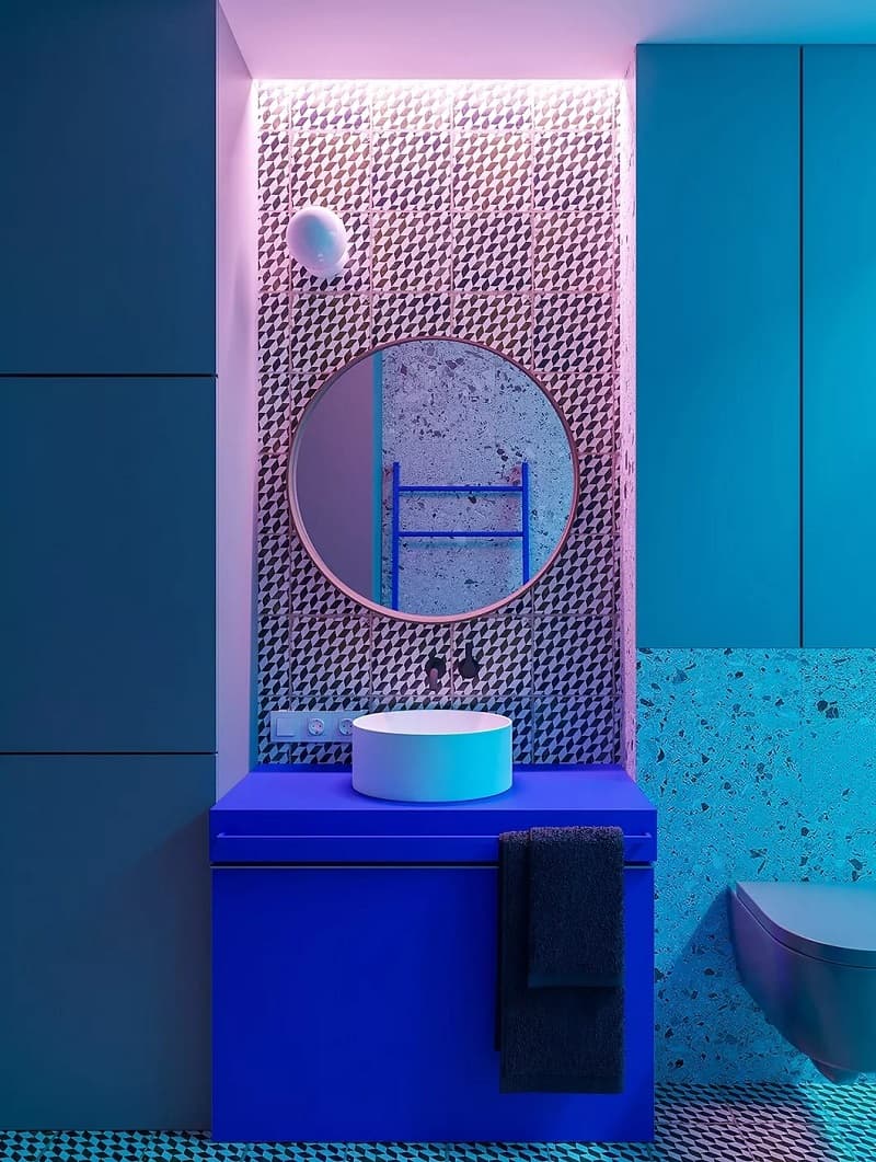 如何选择洗手间的颜色?分享几款时尚的卫生间装修效果图！