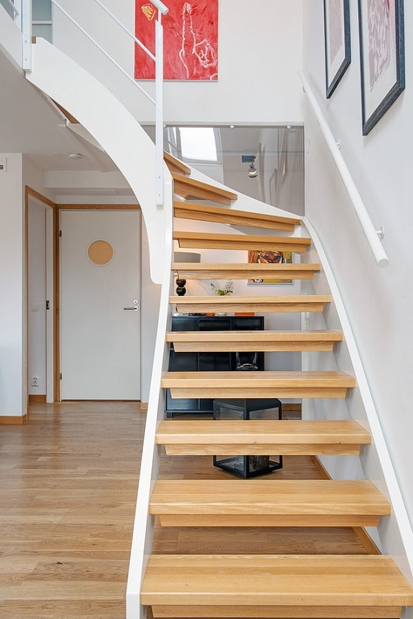 12款简简单单却温馨的楼梯设计，适合小户型！