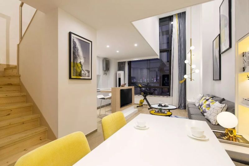 67平米LOFT公寓装修，现代风格三居室设计！