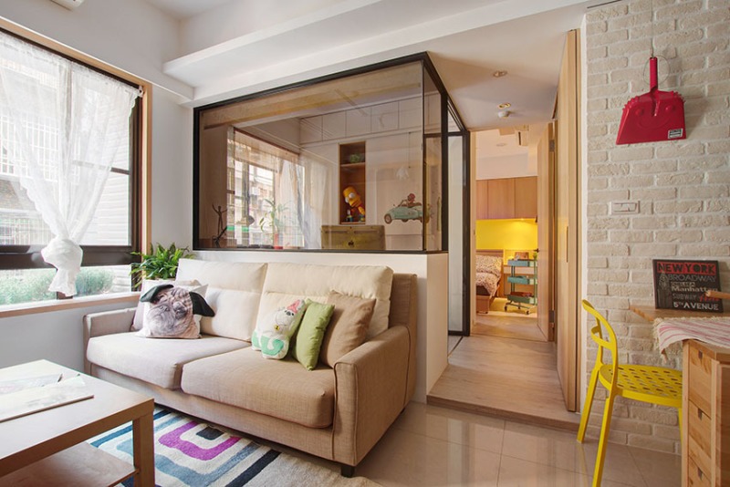 67.88平米现代风格一居室装修案例