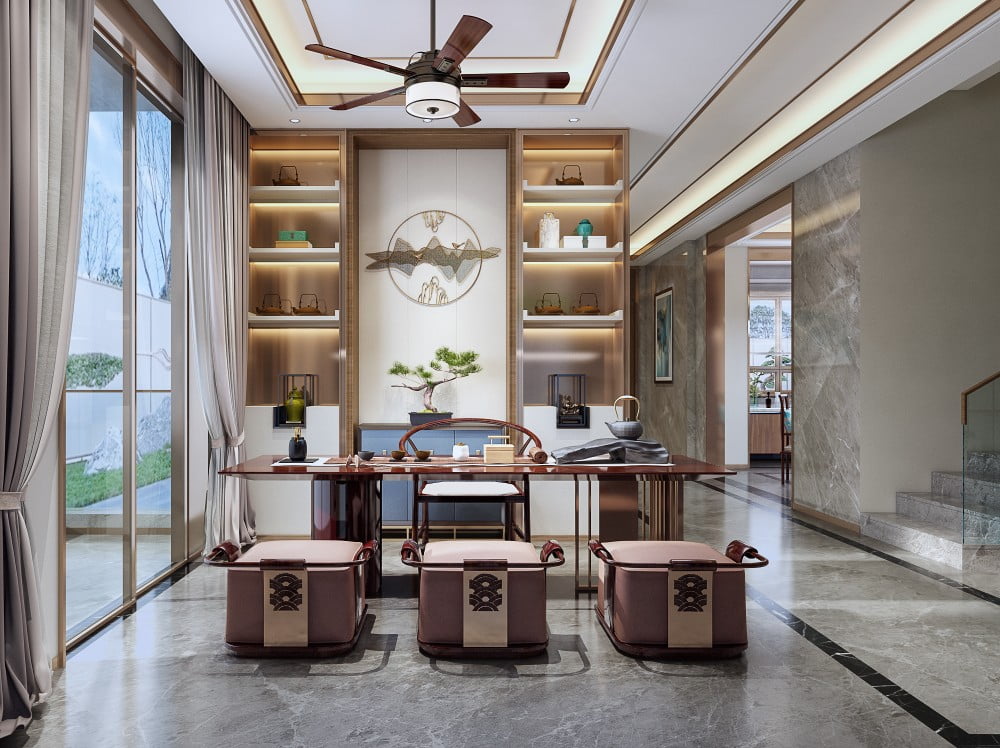 哈尔滨装饰公司：超好看的中式别墅装修设计！