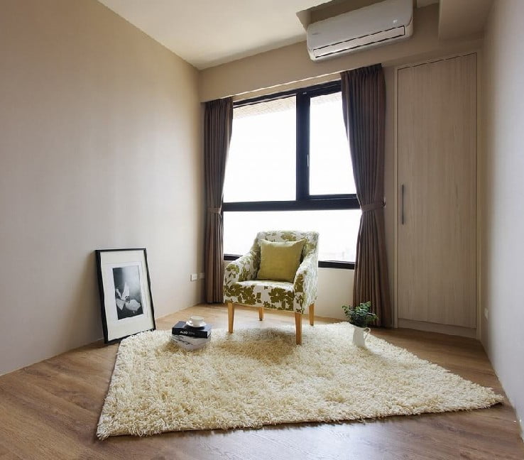 89m²日式风格三居室装修效果图，简洁利落!