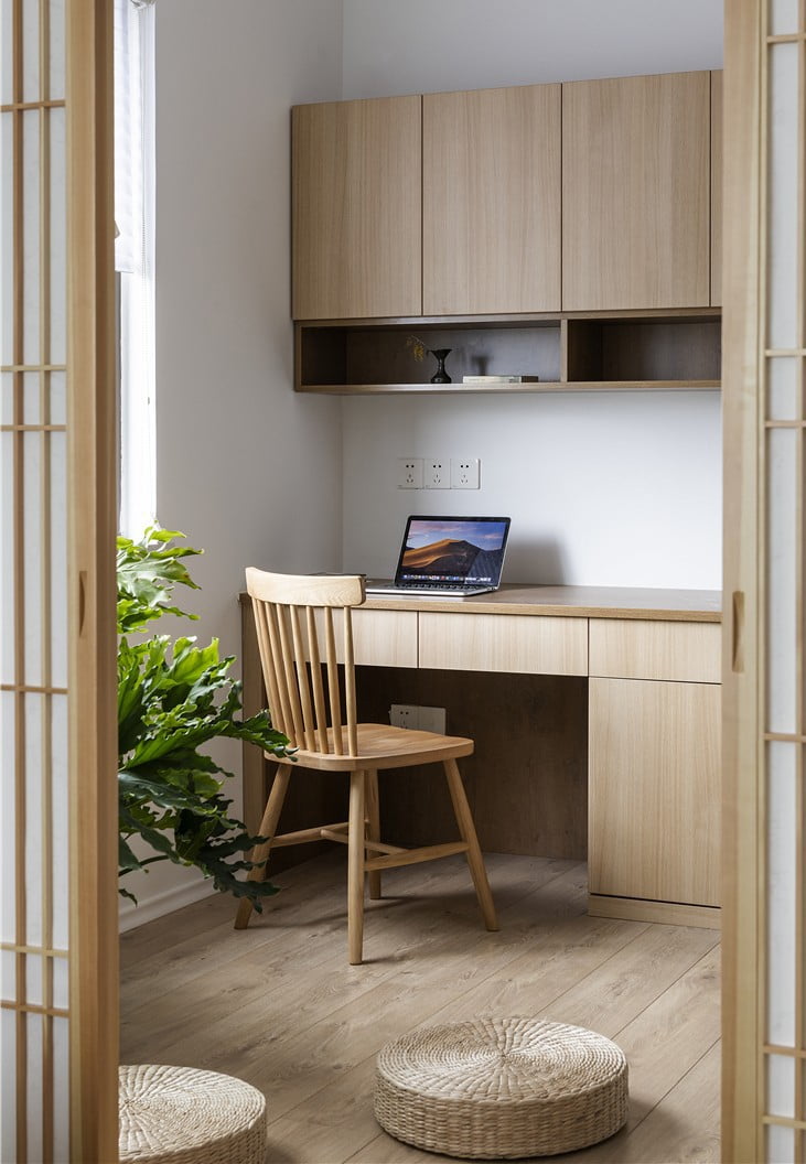 85㎡日式简洁风格设计，二居室装修效果图!