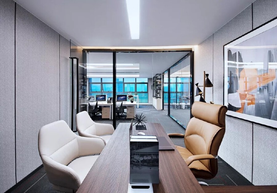 深圳金融公司450m²办公室装修设计