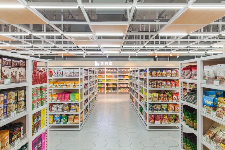 420m²生活超市装修设计效果图