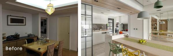 长沙室内设计公司：96㎡旧房改造翻新，清爽明亮！