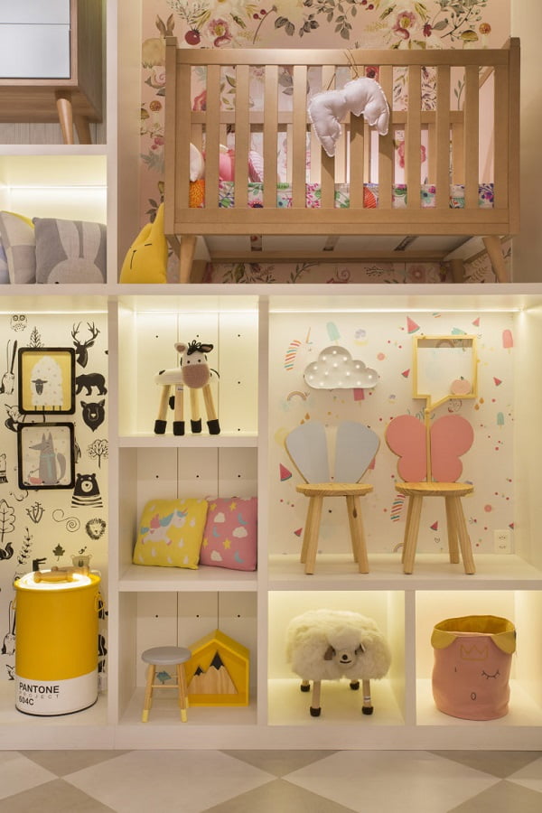 多彩温馨母婴店装修设计效果图！