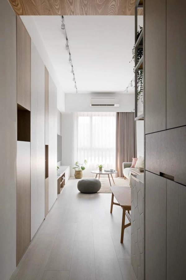 深圳房屋装修：简单的灰白木色搭配！