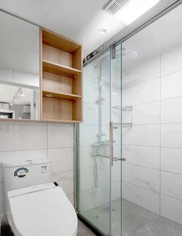 60㎡小户型房子装修，超大厨房+三分离卫浴！